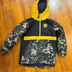 Boys Airblaster Trenchover Jacket Size Large